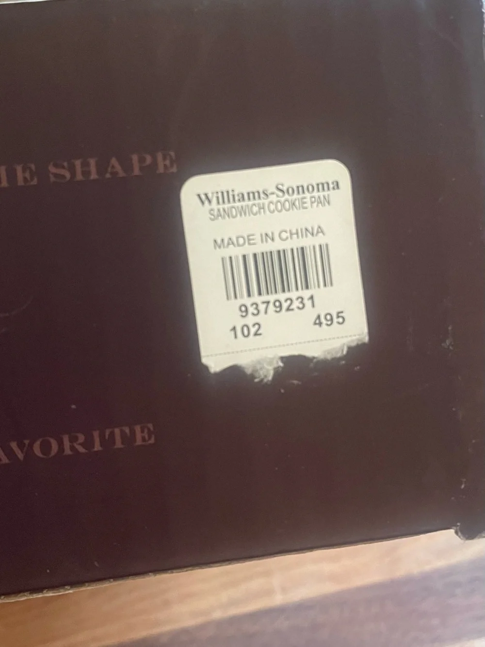 Williams Sonoma sandwich cookie pan set of two baking giant oreo